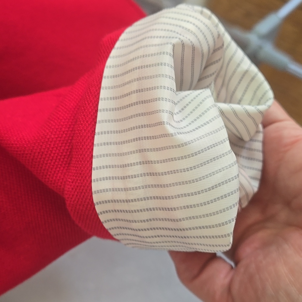 ^Banana Republic Vibrant Red Single Button Blazer Career Buisness Office - Picture 9 of 10